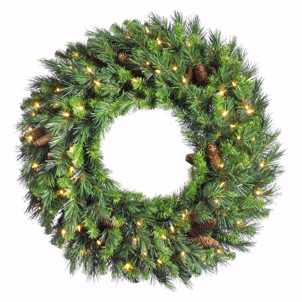 Vickerman Pre-Lit Artificial Christmas Wreath (01541) 3 Vickerman Pre-Lit Artificial Christmas Wreath (01541)