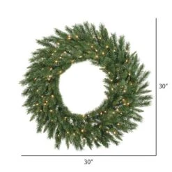 Vickerman Pre-Lit Artificial Christmas Wreath (05517) -Vickerman 055172md