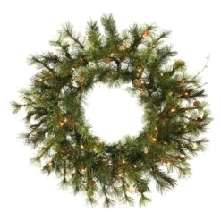 Vickerman Pre-Lit Artificial Christmas Wreath (06340)