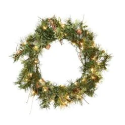 Vickerman Pre-Lit Artificial Christmas Wreath (06342) -Vickerman 06342amd