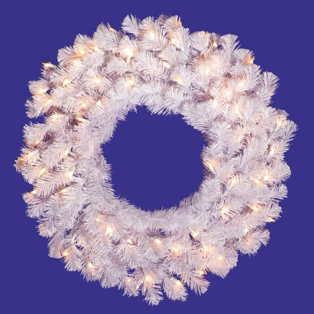 Vickerman Pre-Lit Artificial Christmas Wreath (06728) 3 Vickerman Pre-Lit Artificial Christmas Wreath (06728)