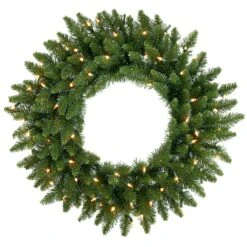 Vickerman Pre-Lit Artificial Christmas Wreath (10954)