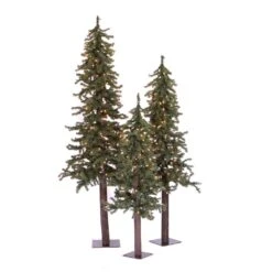 Vickerman Pre-Lit Artificial Christmas Tree (Set Of 3) (11494)