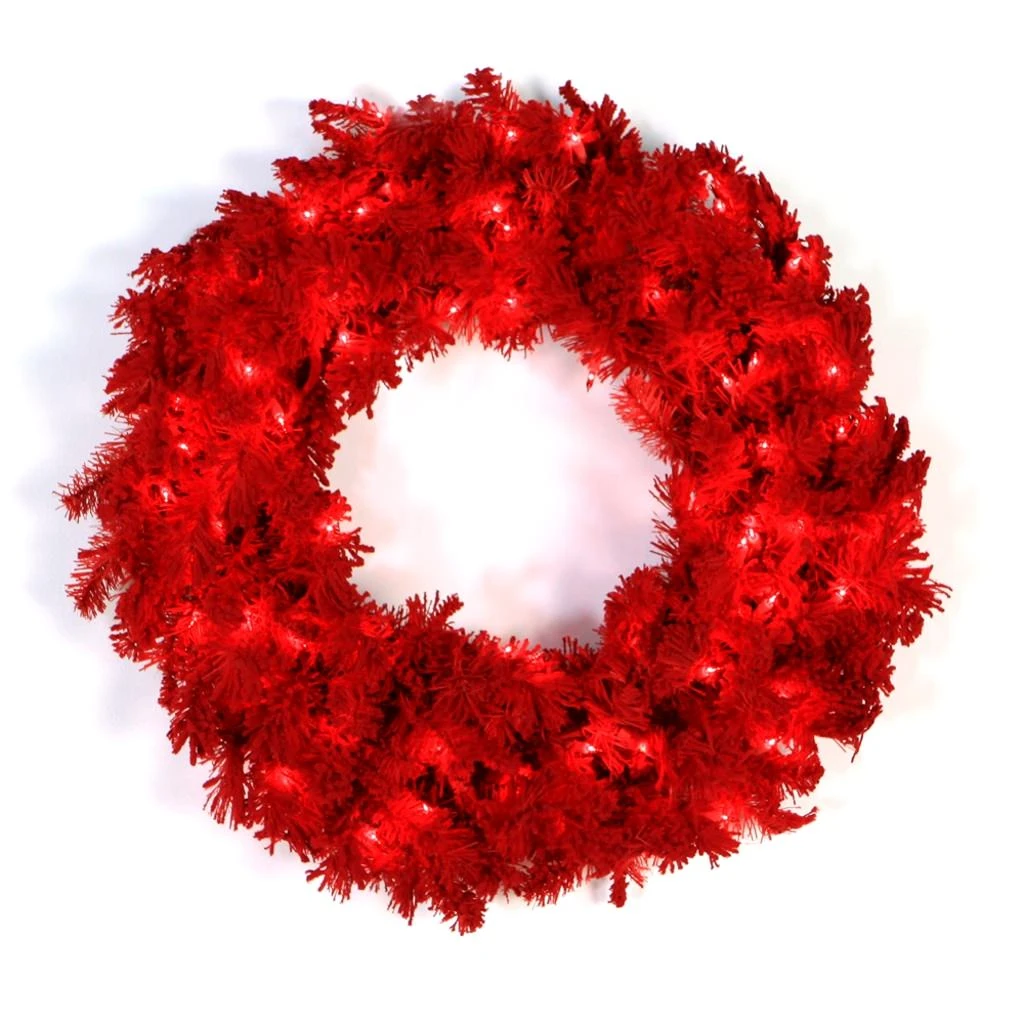 Vickerman Artificial Pre-Lit Christmas Wreath (16951) 3 Vickerman Artificial Pre-Lit Christmas Wreath (16951)