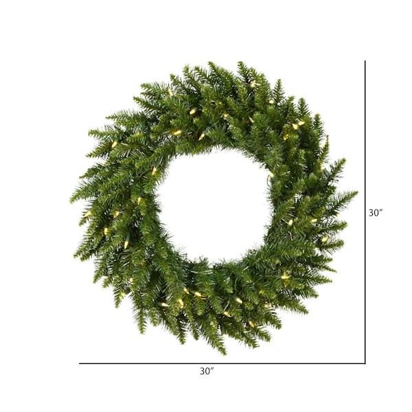 Vickerman Pre-Lit Artificial Christmas Wreath (17286) 6 Vickerman Pre-Lit Artificial Christmas Wreath (17286) - Image 4