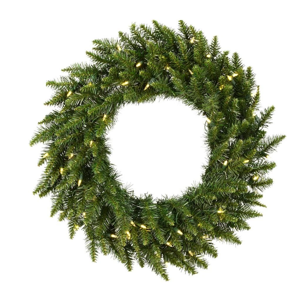 Vickerman Pre-Lit Artificial Christmas Wreath (17286) 3 Vickerman Pre-Lit Artificial Christmas Wreath (17286)
