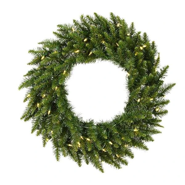 Vickerman Pre-Lit Artificial Christmas Wreath (17286) 4 Vickerman Pre-Lit Artificial Christmas Wreath (17286) - Image 2