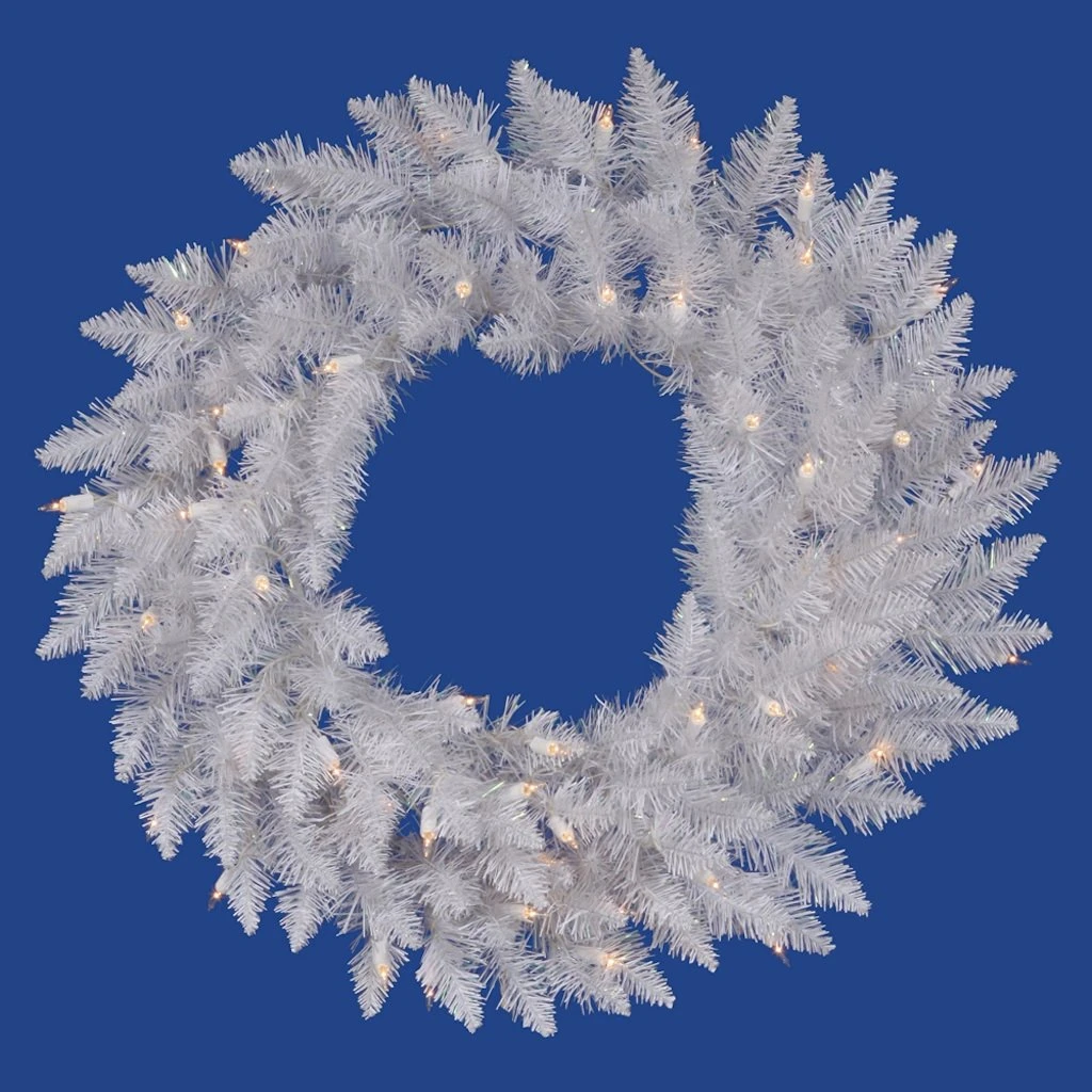 Vickerman Pre-Lit Artificial Christmas Wreath (18470) 3 Vickerman Pre-Lit Artificial Christmas Wreath (18470)