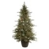 Vickerman Pre-Lit Artificial Christmas Tree With Pine Cones And Berries (includes Step On/Off Foot Switch) (21592) -Vickerman 21592lg