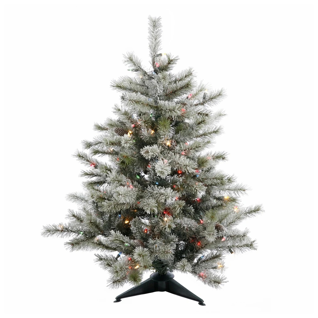 Vickerman Pre-Lit Artificial Christmas Tree With 24 Pine Cones (21597) 3 Vickerman Pre-Lit Artificial Christmas Tree With 24 Pine Cones (21597)