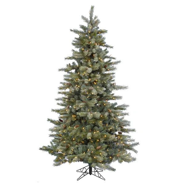Vickerman Pre-Lit Artificial Christmas Tree With 64 Pine Cones (includes Step On/Off Foot Switch) (21610) 4 Vickerman Pre-Lit Artificial Christmas Tree With 64 Pine Cones (includes Step On/Off Foot Switch) (21610) - Image 2