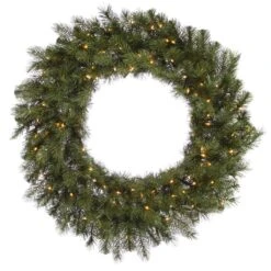 Vickerman Pre-Lit Artificial Christmas Wreath (21848)