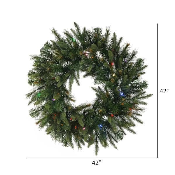 Vickerman Pre-Lit Artificial Christmas Wreath (22170) 5 Vickerman Pre-Lit Artificial Christmas Wreath (22170) - Image 3