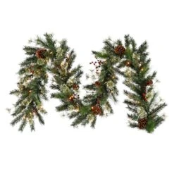 Vickerman Pre-Lit Artificial Christmas Garland With Pine Cones (22375)