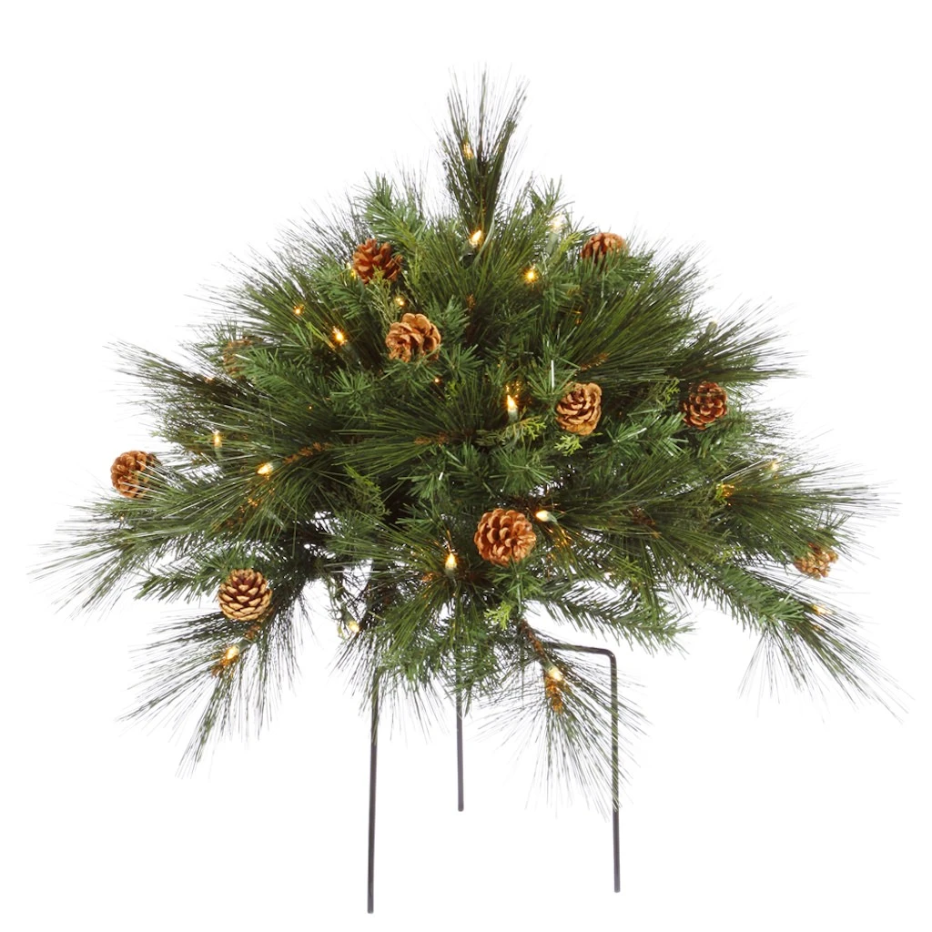 Vickerman Pre-Lit Artificial Christmas Bush (23328) 3 Vickerman Pre-Lit Artificial Christmas Bush (23328)