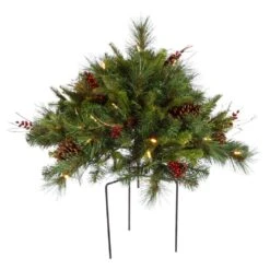 Vickerman Pre-Lit Artificial Christmas Bush (23363)
