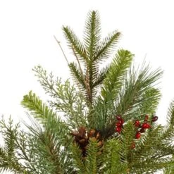 Vickerman Unlit Artificial Christmas Bush (23364) -Vickerman 233642md