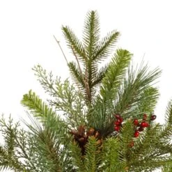 Vickerman Pre-Lit Artificial Christmas Bush (23365) 7 Vickerman Pre-Lit Artificial Christmas Bush (23365) -Vickerman 23365Miscmd