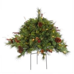 Vickerman Pre-Lit Artificial Christmas Bush (23366) -Vickerman 23366md