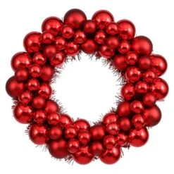 Vickerman Unlit Christmas Ornament Wreath (24740)