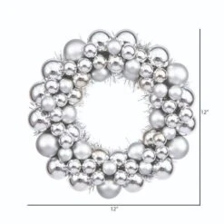 Vickerman Unlit Christmas Ornament Wreath (24741) 7 Vickerman Unlit Christmas Ornament Wreath (24741) -Vickerman 247412md