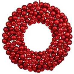 Vickerman Unlit Christmas Ornament Wreath (24745)