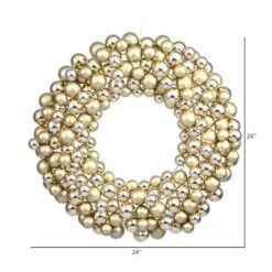 Vickerman Unlit Christmas Ornament Wreath (24747) 7 Vickerman Unlit Christmas Ornament Wreath (24747) -Vickerman 247472md