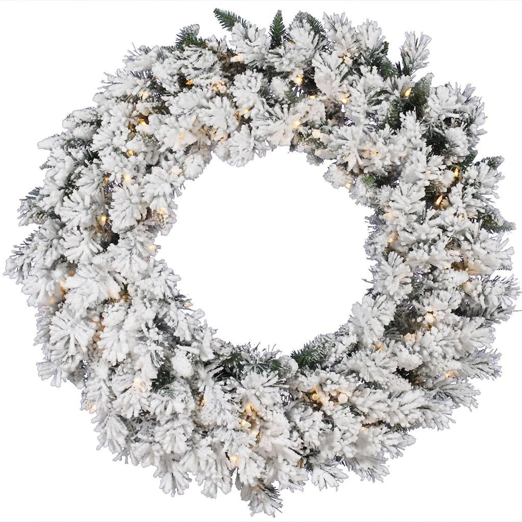 Vickerman Pre-Lit Artificial Christmas Wreath (26956) 3 Vickerman Pre-Lit Artificial Christmas Wreath (26956)