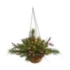 Vickerman Artificial Hanging Basket (27488) 2 Vickerman Artificial Hanging Basket (27488) -Vickerman 27488lg