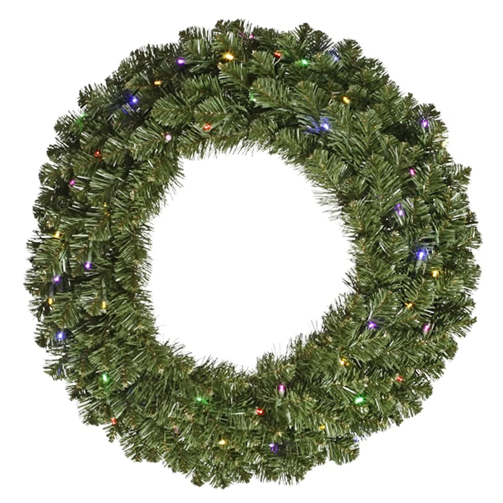 Vickerman Pre-Lit Artificial Christmas Wreath (27604) 3 Vickerman Pre-Lit Artificial Christmas Wreath (27604)
