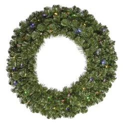 Vickerman Pre-Lit Artificial Christmas Wreath (27608)