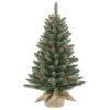 Vickerman Unlit Artificial Christmas Tree With White Tip Cones And Shiny Red Berries (27729) 2 Vickerman Unlit Artificial Christmas Tree With White Tip Cones And Shiny Red Berries (27729) -Vickerman 27729lg