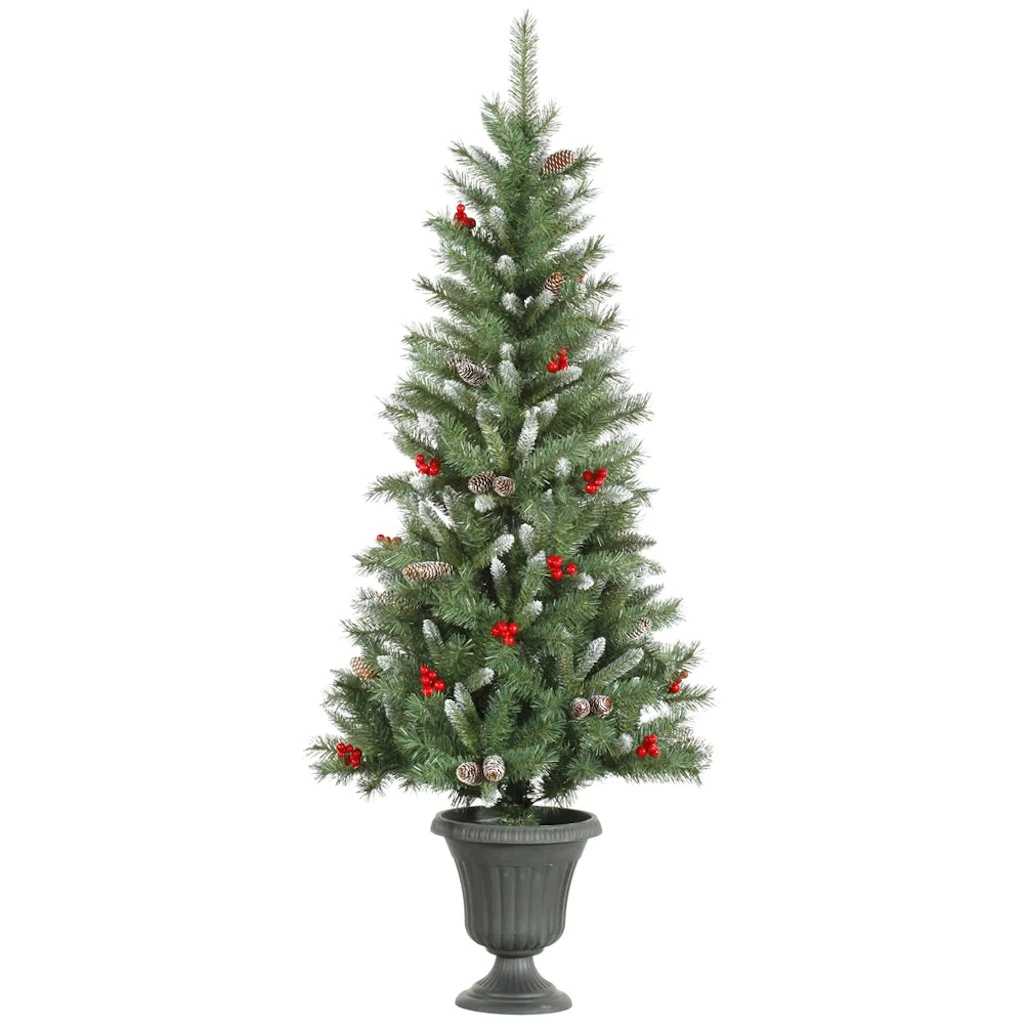 Vickerman Pre-Lit Artificial Christmas Tree With Red Berries (27780) 3 Vickerman Pre-Lit Artificial Christmas Tree With Red Berries (27780)