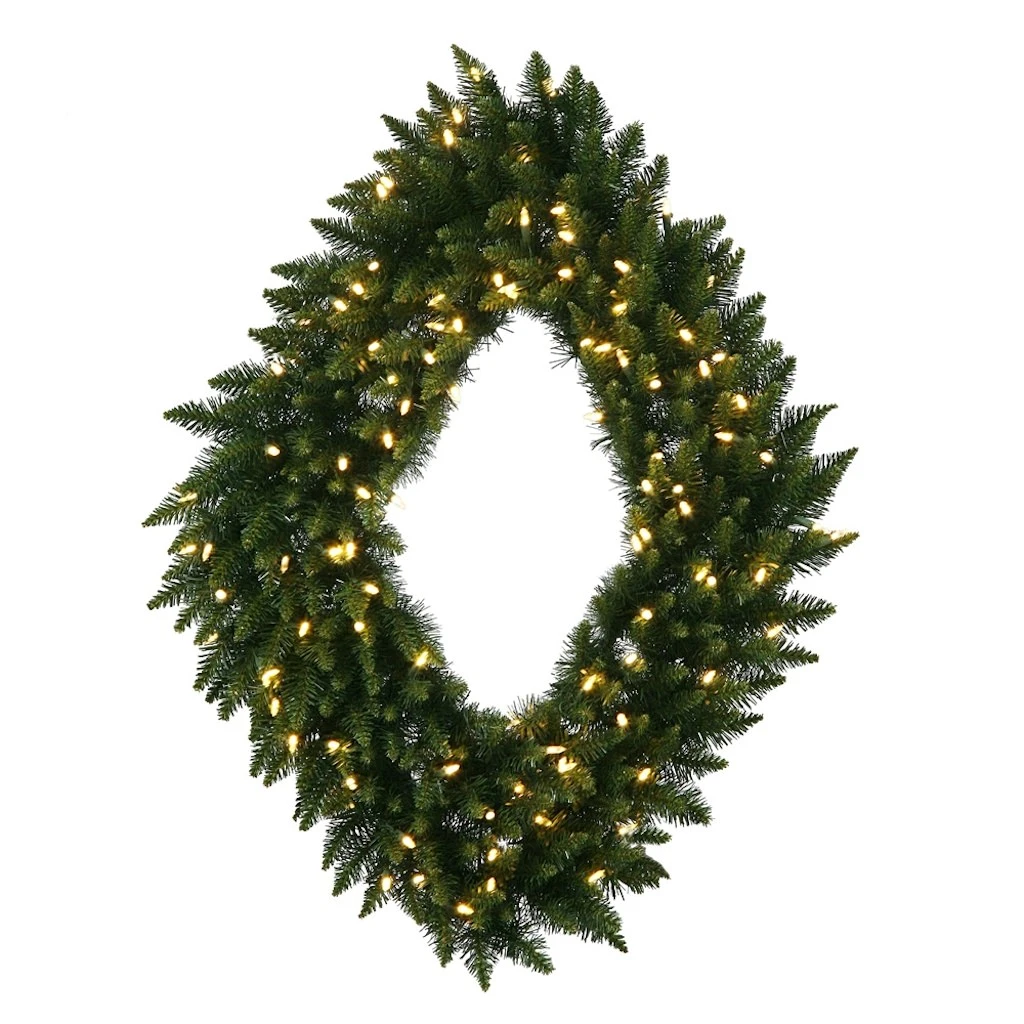 Vickerman Pre-Lit Artificial Christmas Wreath (30439) 3 Vickerman Pre-Lit Artificial Christmas Wreath (30439)