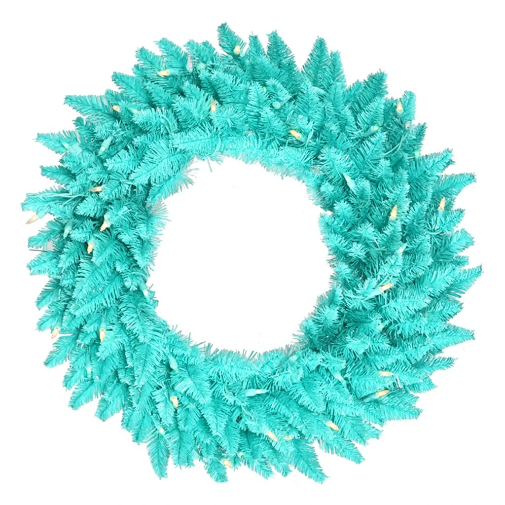 Vickerman Pre-Lit Artificial Christmas Wreath (30582) 3 Vickerman Pre-Lit Artificial Christmas Wreath (30582)