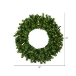 Vickerman Pre-Lit Artificial Christmas Wreath (31045) -Vickerman 310452md
