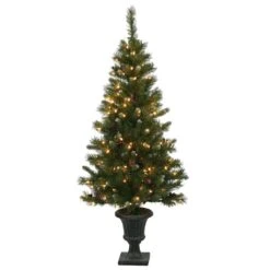 Vickerman Pre-Lit Artificial Christmas Tree With Pine Cones And Berries (31204)