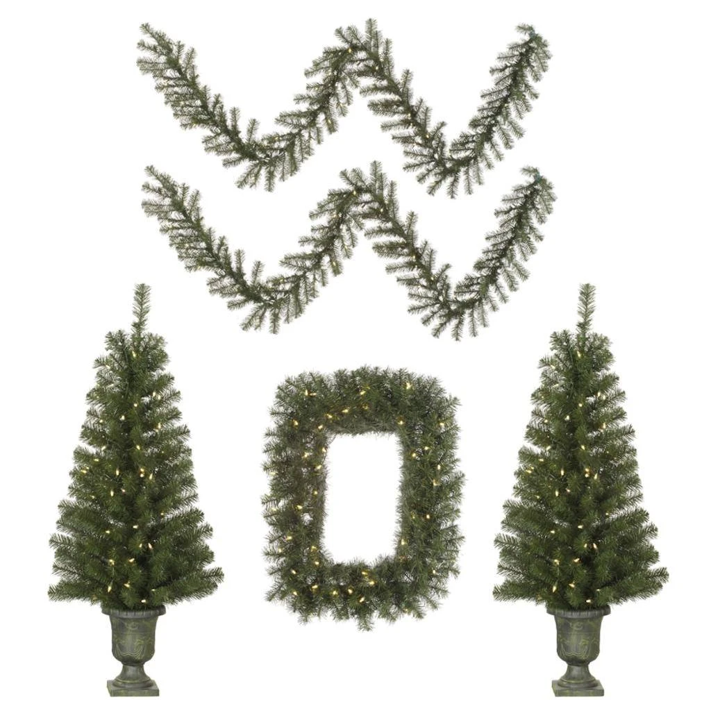 Vickerman Artificial Front Door Set (Set Of 5) (324264) 3 Vickerman Artificial Front Door Set (Set Of 5) (324264)