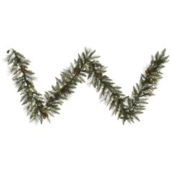 Vickerman Pre-Lit Artificial Christmas Garland With Berries And Pine Cones (324462)