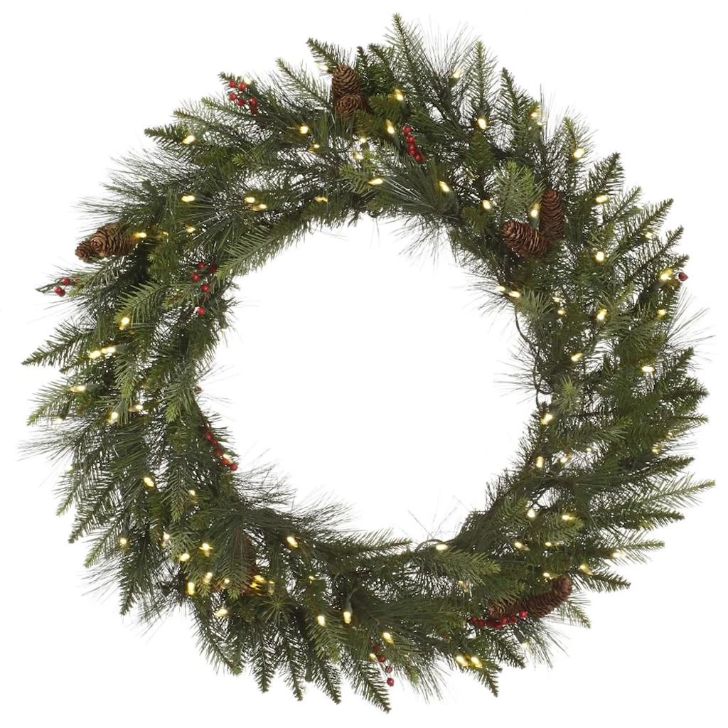 Vickerman Prelit Artificial Christmas Wreath (324509) 3 Vickerman Prelit Artificial Christmas Wreath (324509)