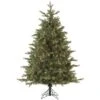 Vickerman Pre-Lit Artificial Christmas Tree With Pine Cones (Includes On / Off Foot Switch) (32784)