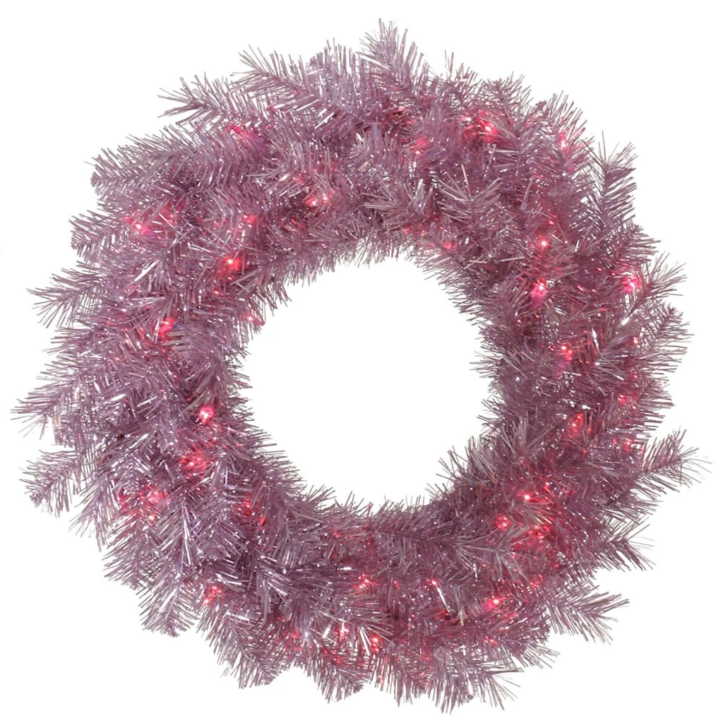 Vickerman Pre-Lit Artificial Christmas Wreath (329085) 3 Vickerman Pre-Lit Artificial Christmas Wreath (329085)