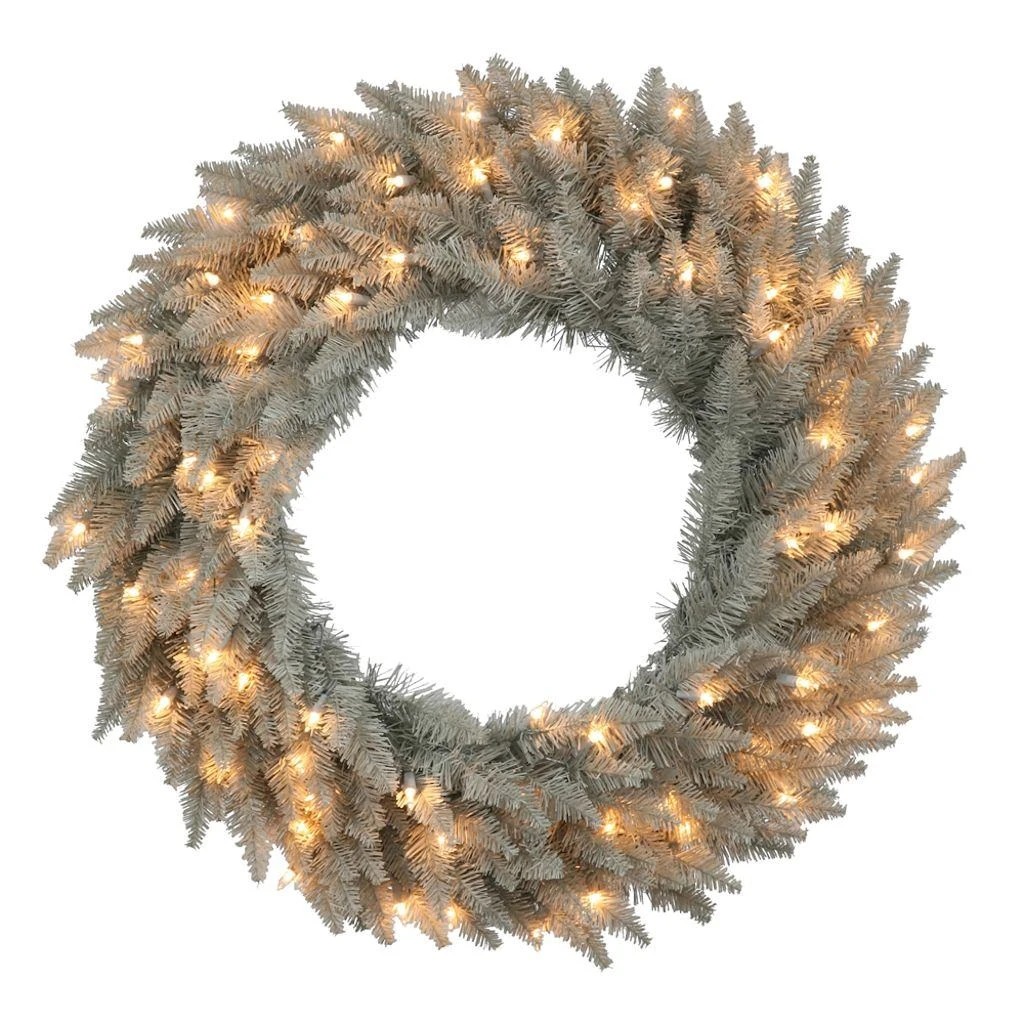 Vickerman Pre-Lit Artificial Christmas Wreath (32932) 3 Vickerman Pre-Lit Artificial Christmas Wreath (32932)