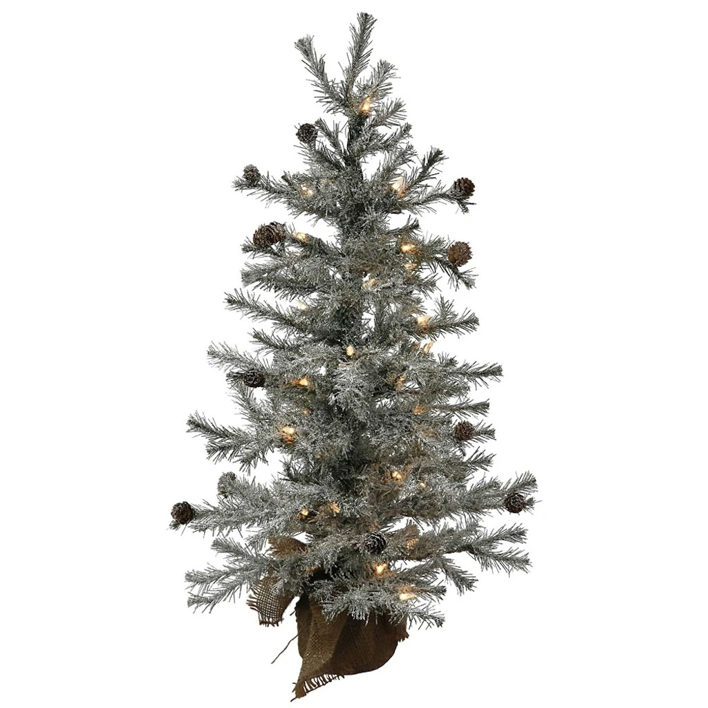 Vickerman Pre-Lit Artificial Christmas Tree With Pine Cones (335314) 3 Vickerman Pre-Lit Artificial Christmas Tree With Pine Cones (335314)