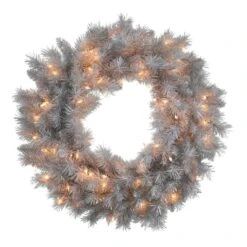 Vickerman Pre-Lit Artificial Christmas Wreath (33998)