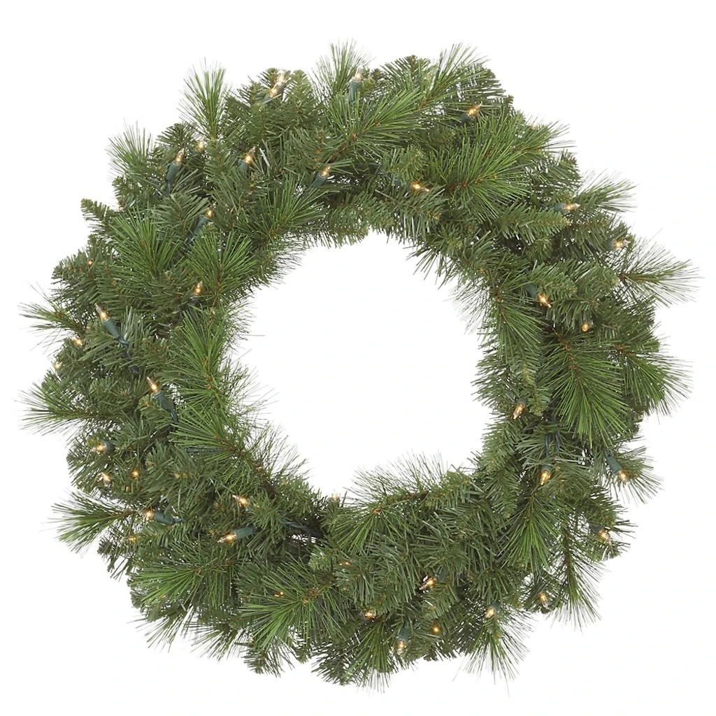Vickerman Pre-Lit Artificial Christmas Wreath (34358) 3 Vickerman Pre-Lit Artificial Christmas Wreath (34358)