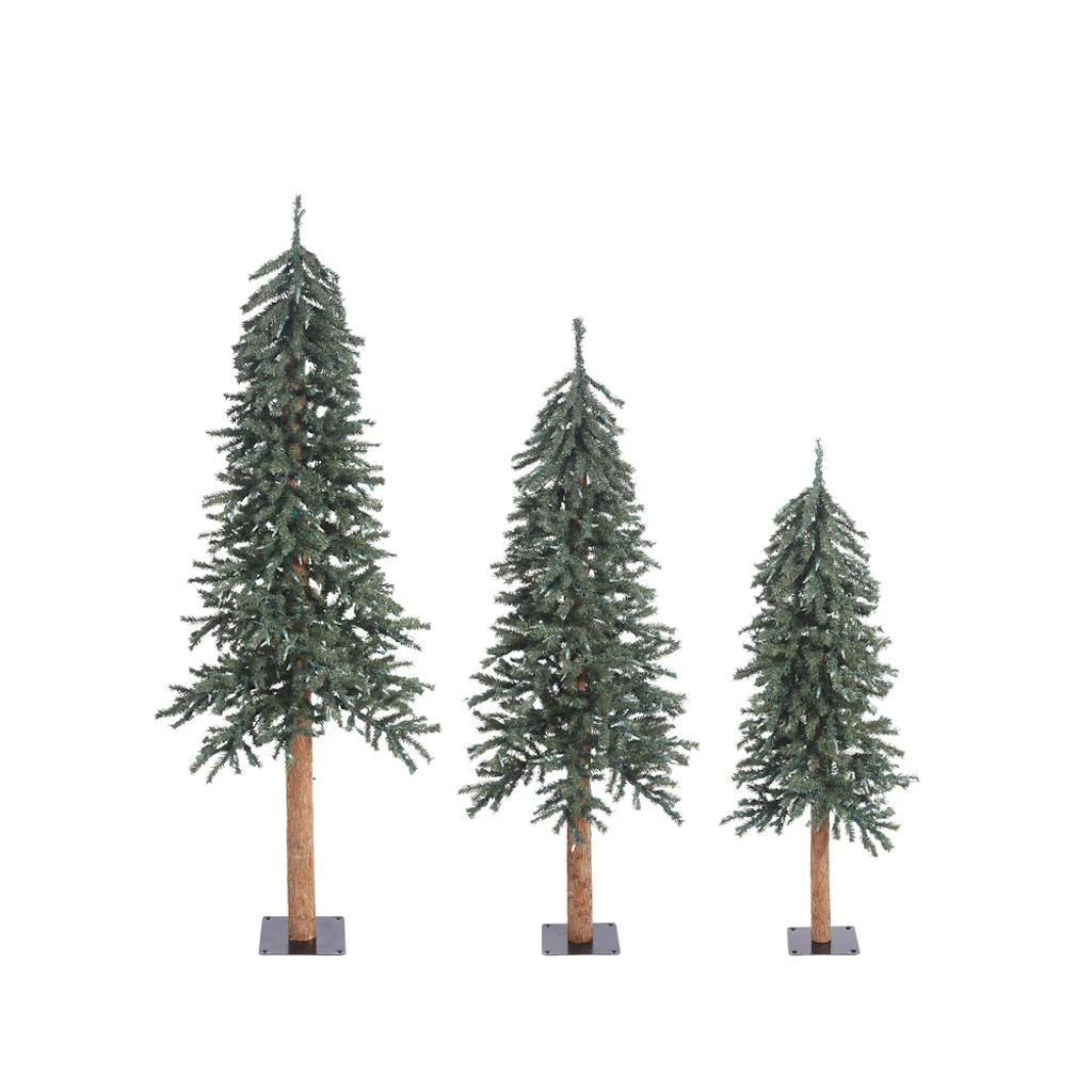 Vickerman Unlit Artificial Christmas Tree Set (427545) 3 Vickerman Unlit Artificial Christmas Tree Set (427545)