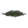 Vickerman Artificial Unlit Christmas Swag With Red Berries And Pine Cones (370582)