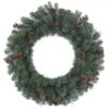 Vickerman Unlit Artificial Christmas Wreath With Pine Cones And Red Berries (370650) -Vickerman 370636lg