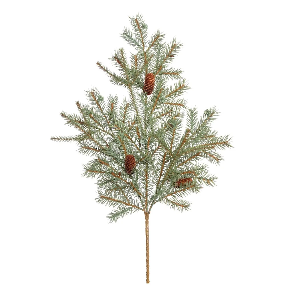 Vickerman Artificial Christmas Spray With Pine Cones (371640) 3 Vickerman Artificial Christmas Spray With Pine Cones (371640)